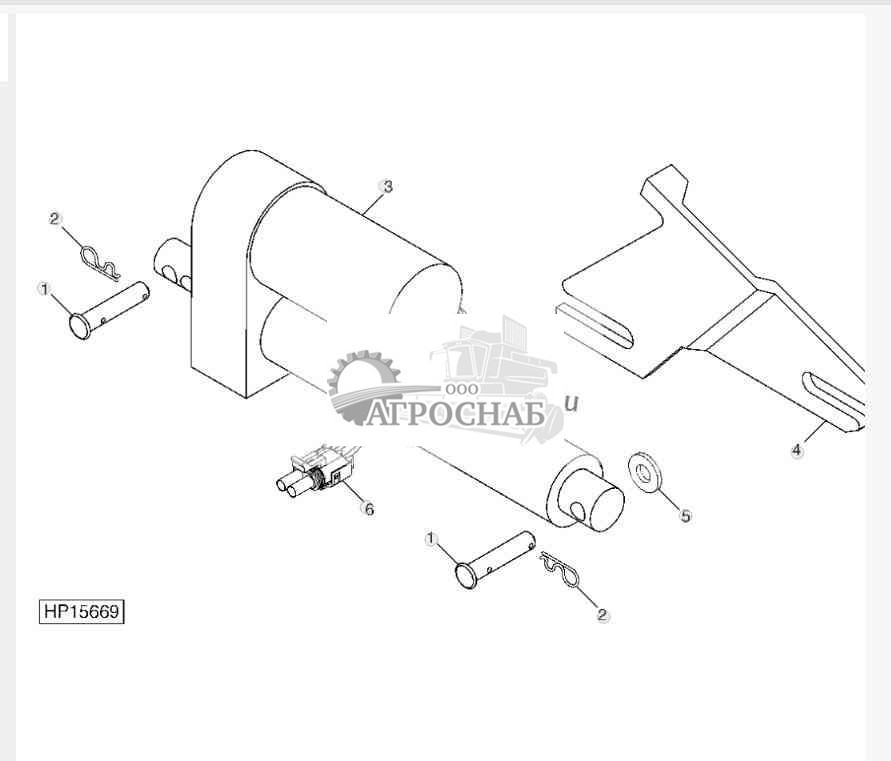 Мотор регулировки подбарабанья 